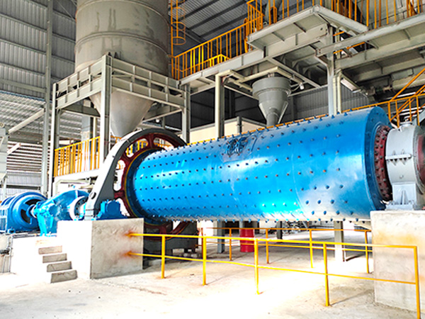 a ball mill grinding and classifying system for the production of calcium carbonate