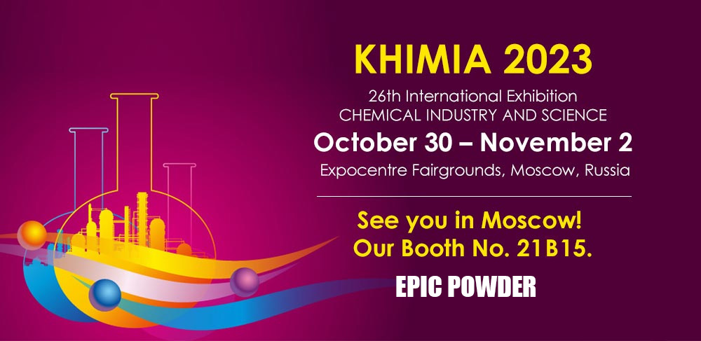 See you Oct. 30- Nov.2 in Moscow "Khimia 2023" international exhibition
